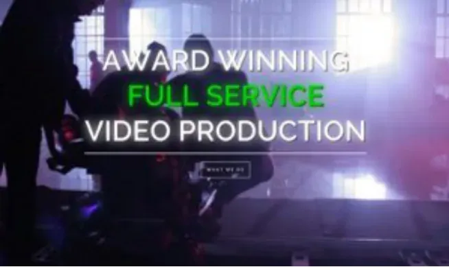 Banner reading Award Winning Full Service Video Production