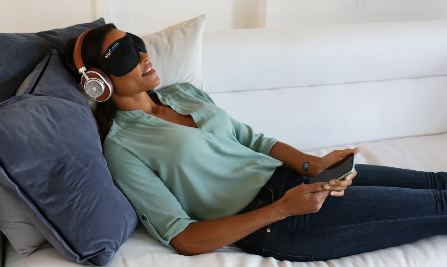 Woman using NuCalm