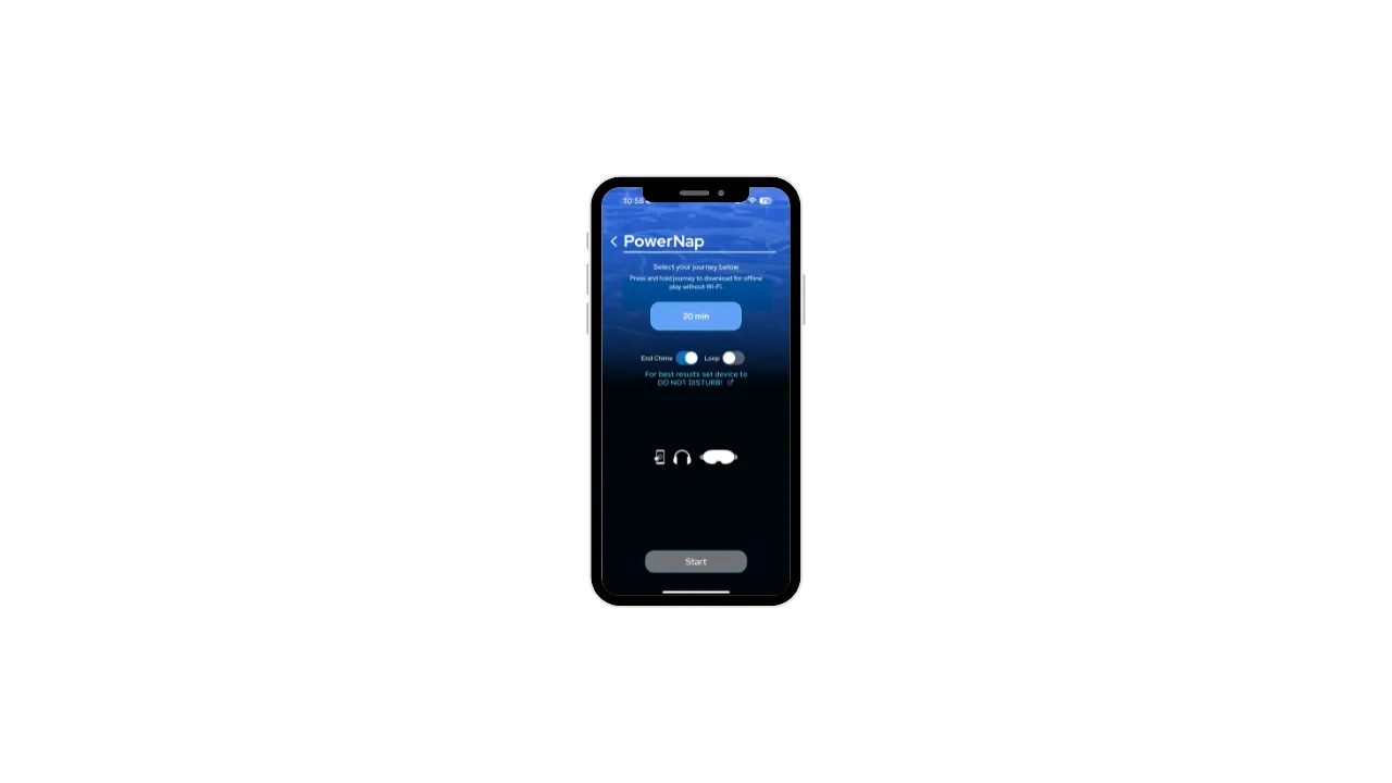 PowerNap App Screen