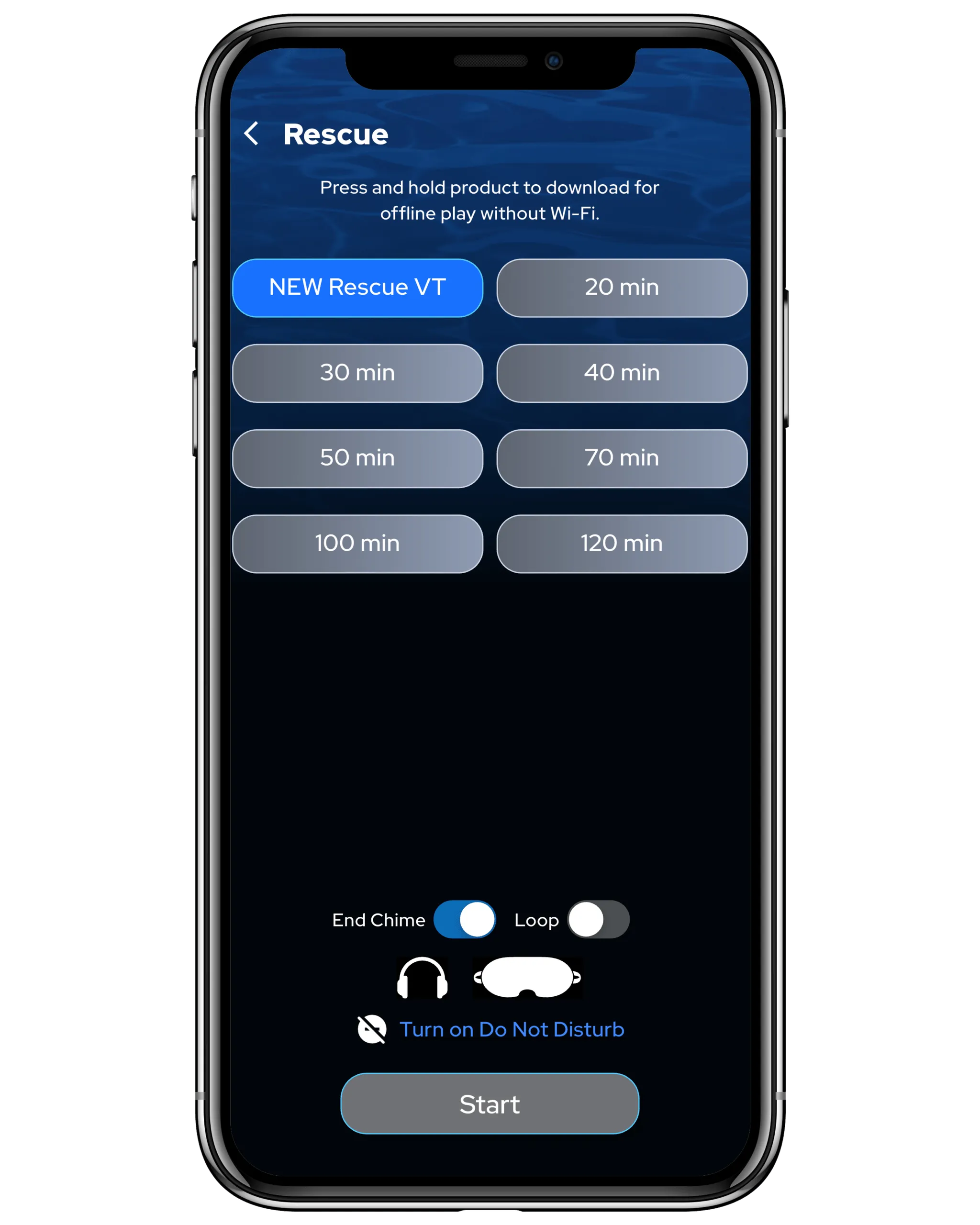 Rescue App Screen