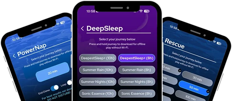 NuCalm App Screens