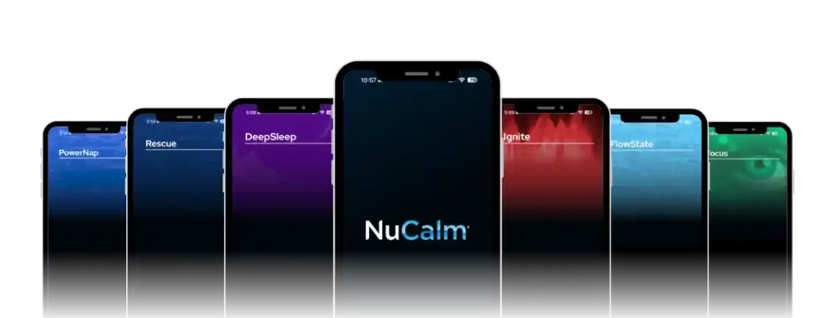 NuCalm App Screens