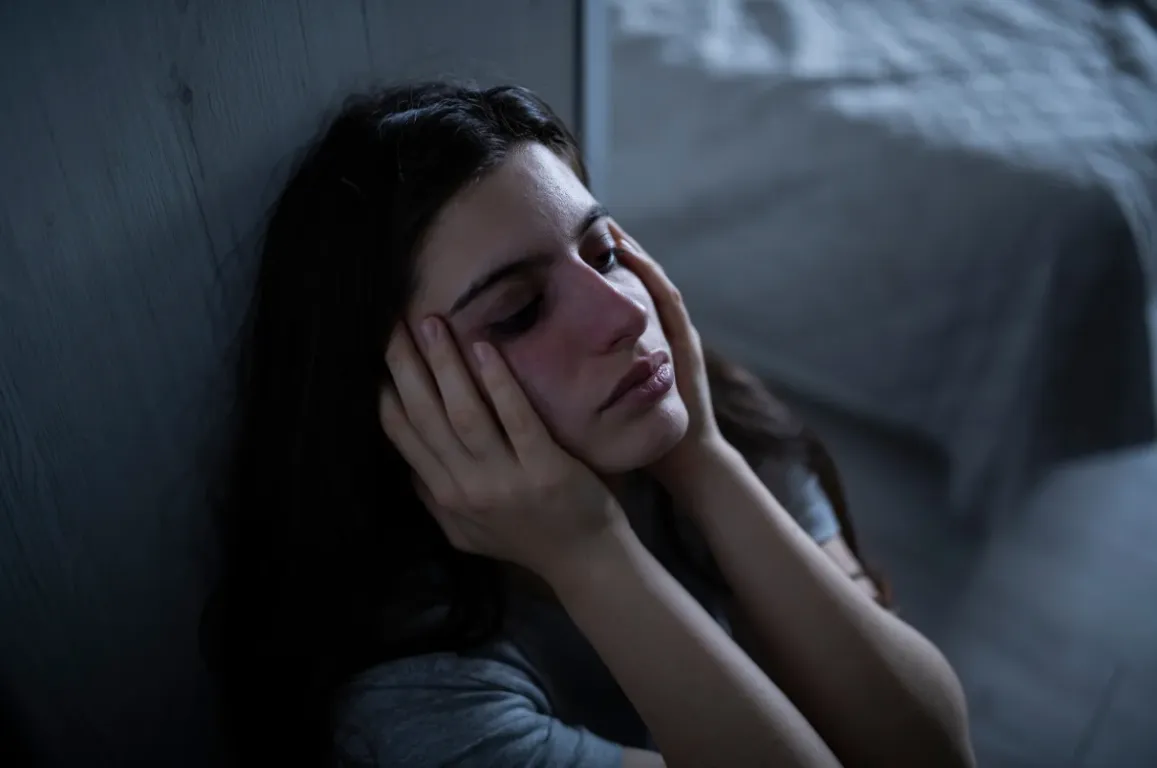 Woman stressed out