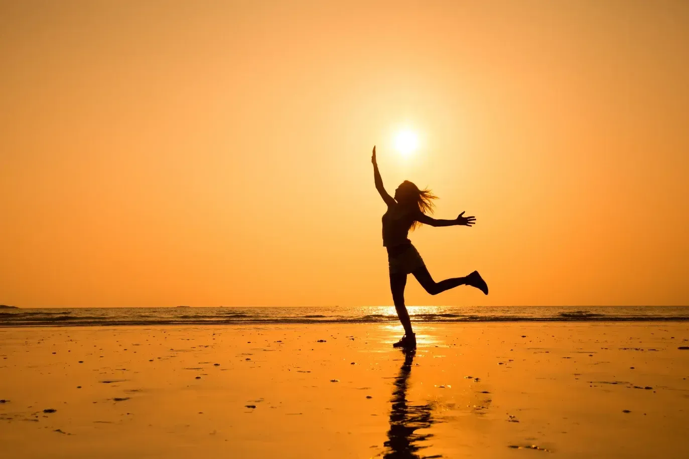 Woman on beach