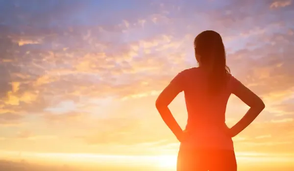 Person resting, restoring hormonal balance