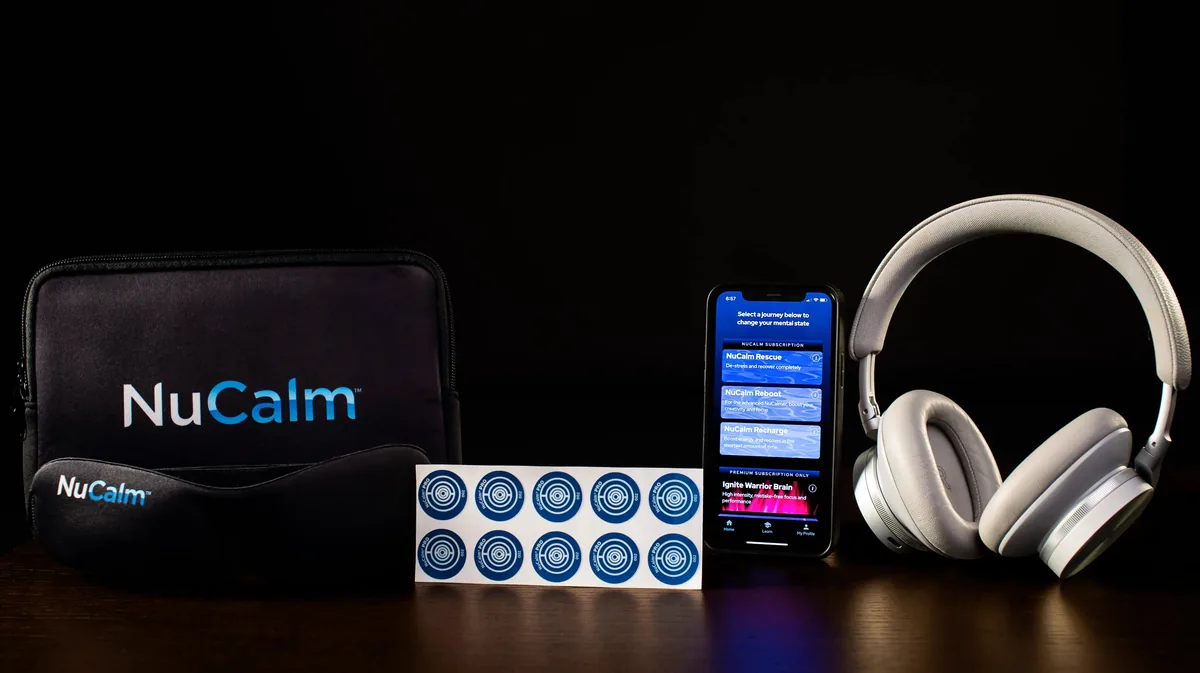 The three components of the NuCalm system